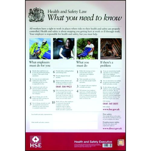 Health & Safety Law Posters (POSHSE04)